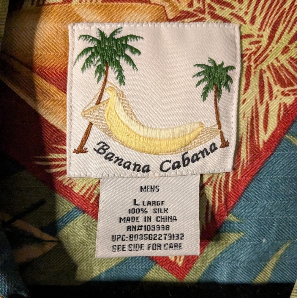 Banana Cabana Martini Time Button Down - Picture 3 of 6
